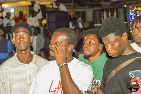 Hood Party event photograph showing guests and the live atmosphere
