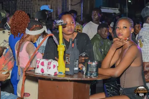 Hood Party event photograph showing guests and the live atmosphere