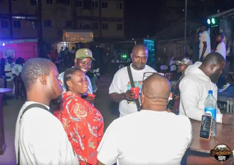 Hood Party event photograph showing guests and the live atmosphere