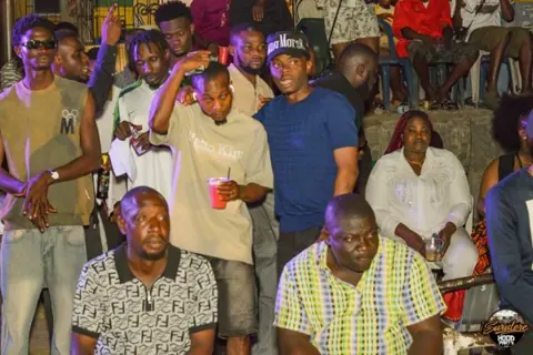 Hood Party event photograph showing guests and the live atmosphere