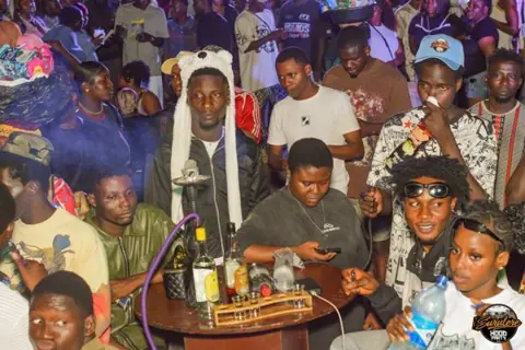 Hood Party event photograph showing guests and the live atmosphere