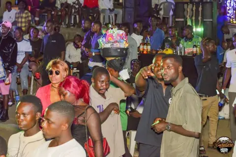 Hood Party event photograph showing guests and the live atmosphere